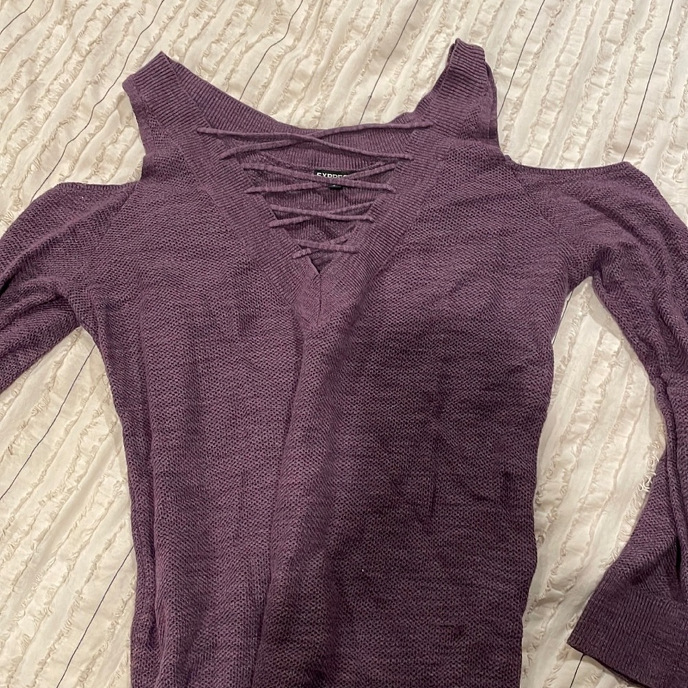 Purple sweater